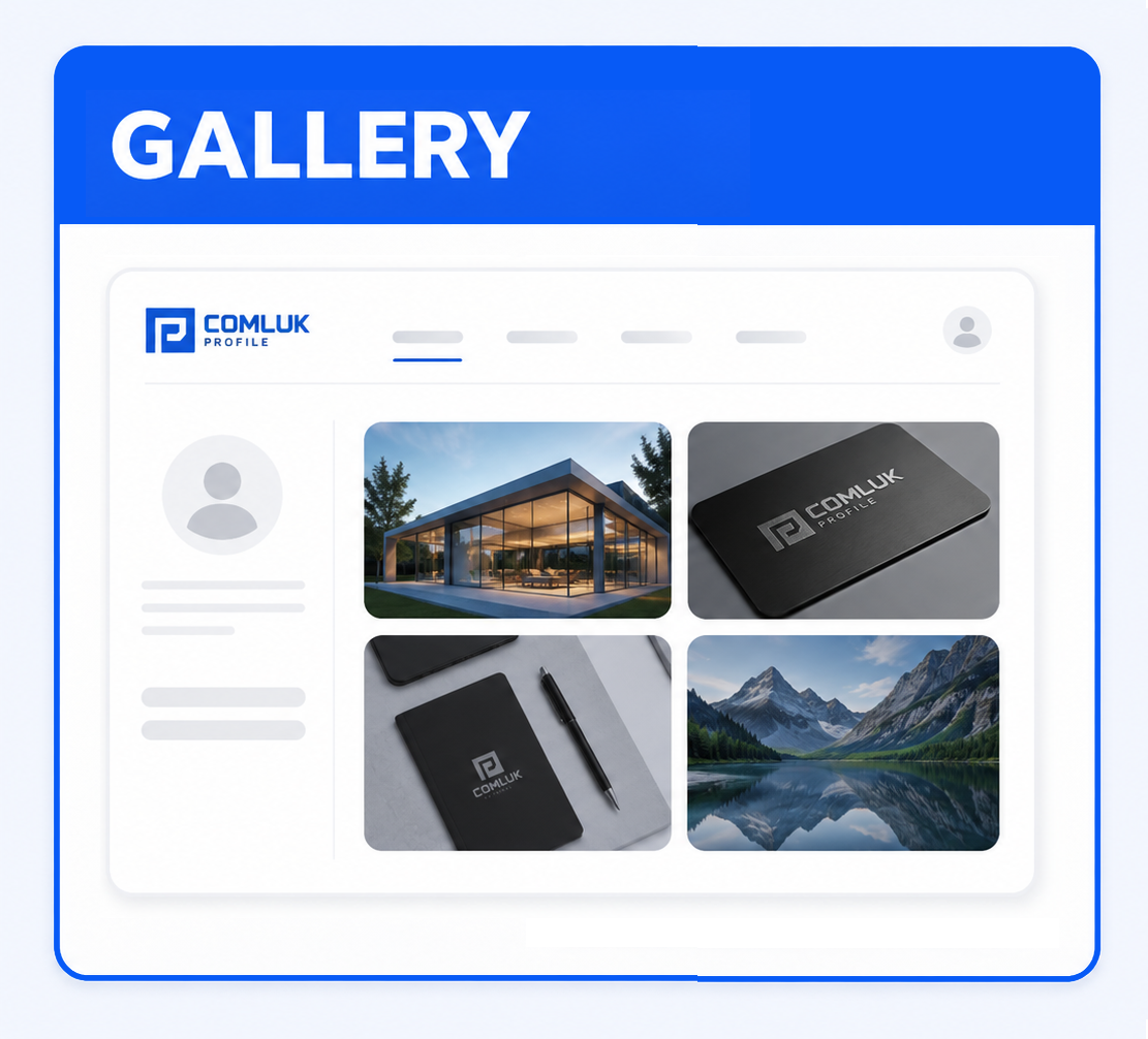 Visual representation of the COMLUK Profile Gallery add-on
